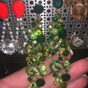Green Earrings